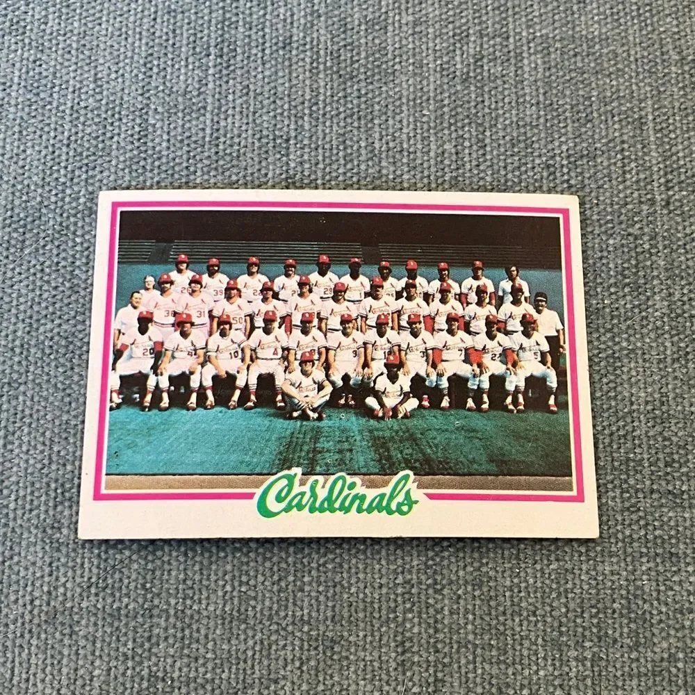 1978 Topps St. Louis Cardinals Baseball Card Trading Card